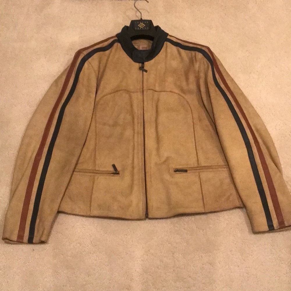 SF LEATHER BIKER JACKET